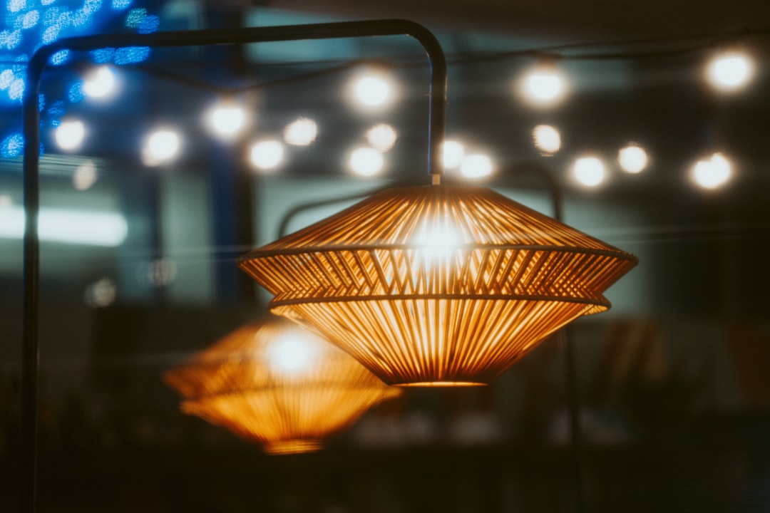 Photo retro LED ceiling lamp